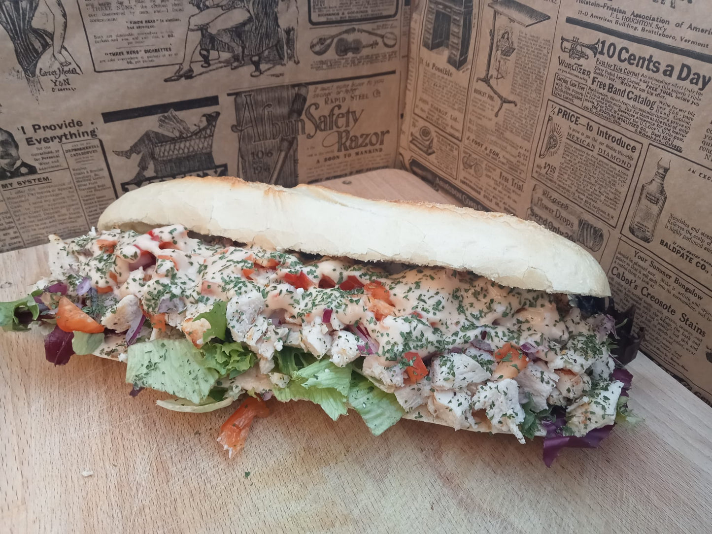 Broodje Kip USA Garlic Nieuw