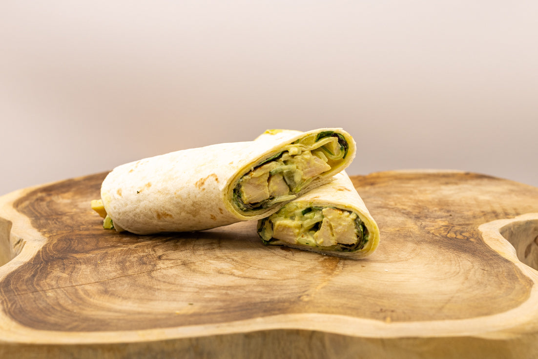 Rijkelijk Gevulde Wrap Surinaamse Kip Uit Eigen Keuken Nieuw